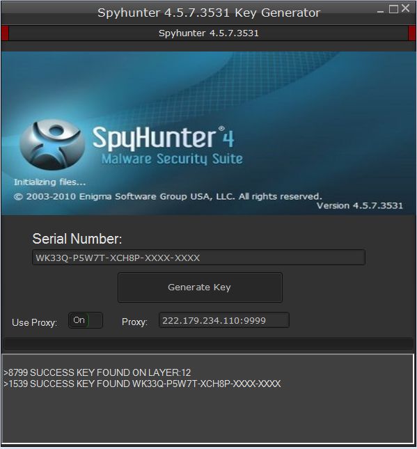 Serial key for spyhunter 4